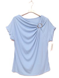 Top met kapmouw NewS art. 6196 - sky blue