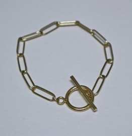 Schakelarmband art. 1201 - goudkleur