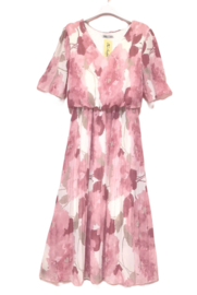 NS plisséjurk Fleur art. 040 - roze