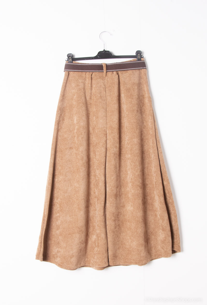Luiz chenille rok art. 12194 - camel/cognac