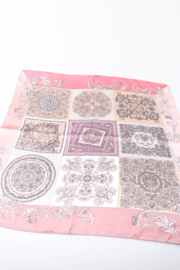 Marco luxe vierkante shawl 70 x 70 art. 3769 - oudroze