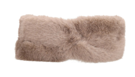 Charm hoofdband faux fur art. 26267 - taupe