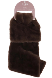 Charm bontje faux fur art. 26257 - donkerbruin