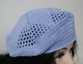 Kinderbaret Nelly - lichtblauw