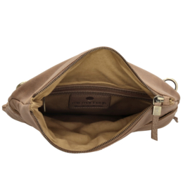 MicMacbags schoudertas Marrakech art. 20673 - taupe