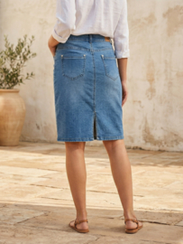 Rok stretch kort Voggo art. 1204 - light denim