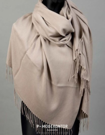 P-Modekontor pashmina shawl art.  1032100-3 - taupe