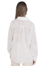 JH damesblouse met kant art. 28608 - wit
