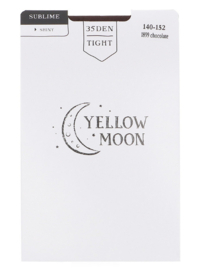 Marianne/Yellow Moon kinderpanty Shiny art. 335 - donkerbruin