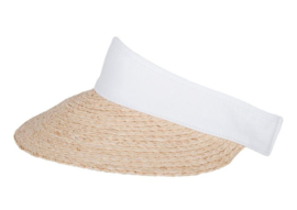 Hatland zonneklep Olinka Visor art. 37102 - naturel/wit