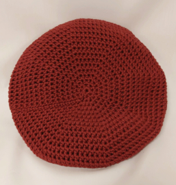 Damesbaret Eva 15 - donkerrood