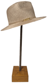 Weba Hats dameshoed Ramie art. 910 - kitt