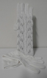 Dames handschoen met kabelmotief art. 2240 - offwhite