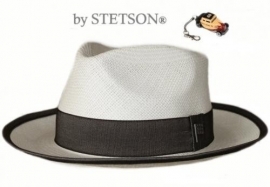 Stetson herenhoed Picayune art. 251208  - offwhite/donkergrijs
