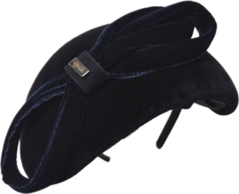 Complit bandeauhoed Fluweel art. 25167 - donkerblauw