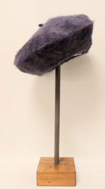 McBURN angora damesbaret art. 2344 - paars/grijs gemêleerd