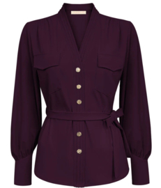 TRIPLE NINE blouse Cargo art. BLS5926 - deep purple