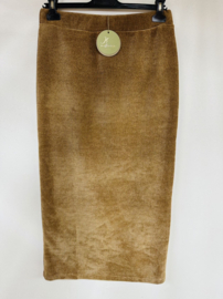 Hevea rechte rok uni art. 3255 - cognac