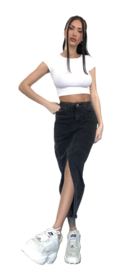 Redial stretchdenim rok art. 8520 - antraciet