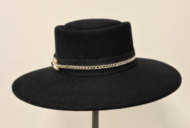Weba Hats dameshoed wolvilt art. 9892 - zwart