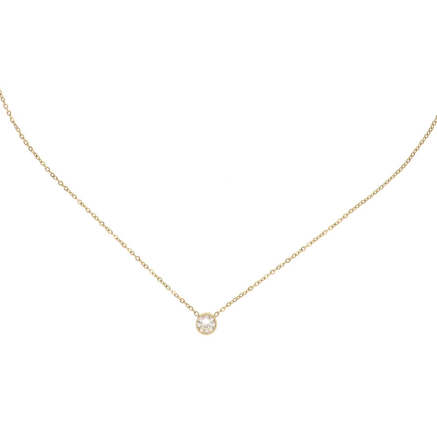 Camps & Camps ketting Little Stone art. 3S001_L - goud