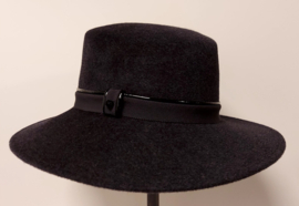 Weba Hats dameshoed velours art. 4500 - antraciet gemêleerd