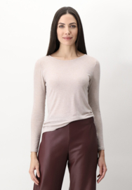 Oroblu Perfect Line Cashmere T-shirt long sleeve art. 67055 - beige