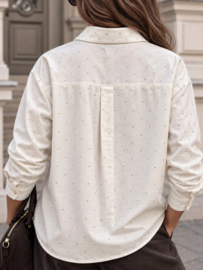 Damesblouse Sweet Sparkle art. 3110 - crème