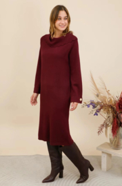 Damesjurk knitted Valerie art. TC111 - bordeaux
