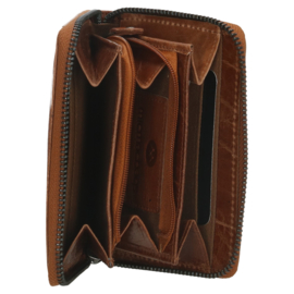 Micmacbags portemonnee Porto art. 18066 - bruin/cognac
