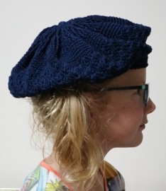 Kinderbaret Esmee - donkerblauw