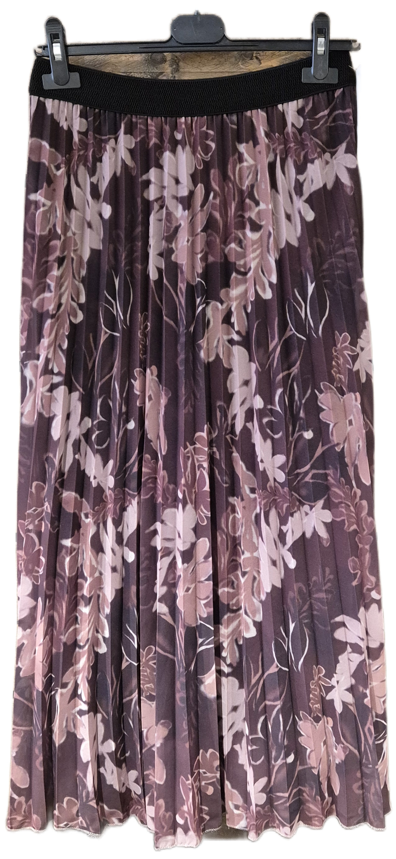 NS plissérok Gea art. 6944 - bruin/beige
