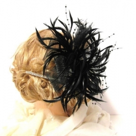 Dameshaargarnering  Paulien - zwart/donkerblauw