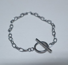Schakelarmband art. 12001 - zilverkleur