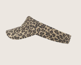 Hatland zonneklep Neptune Leopard art. 29010 - beige/zwart