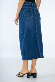 LM stretchdenim rok art. H002 - middenblauw