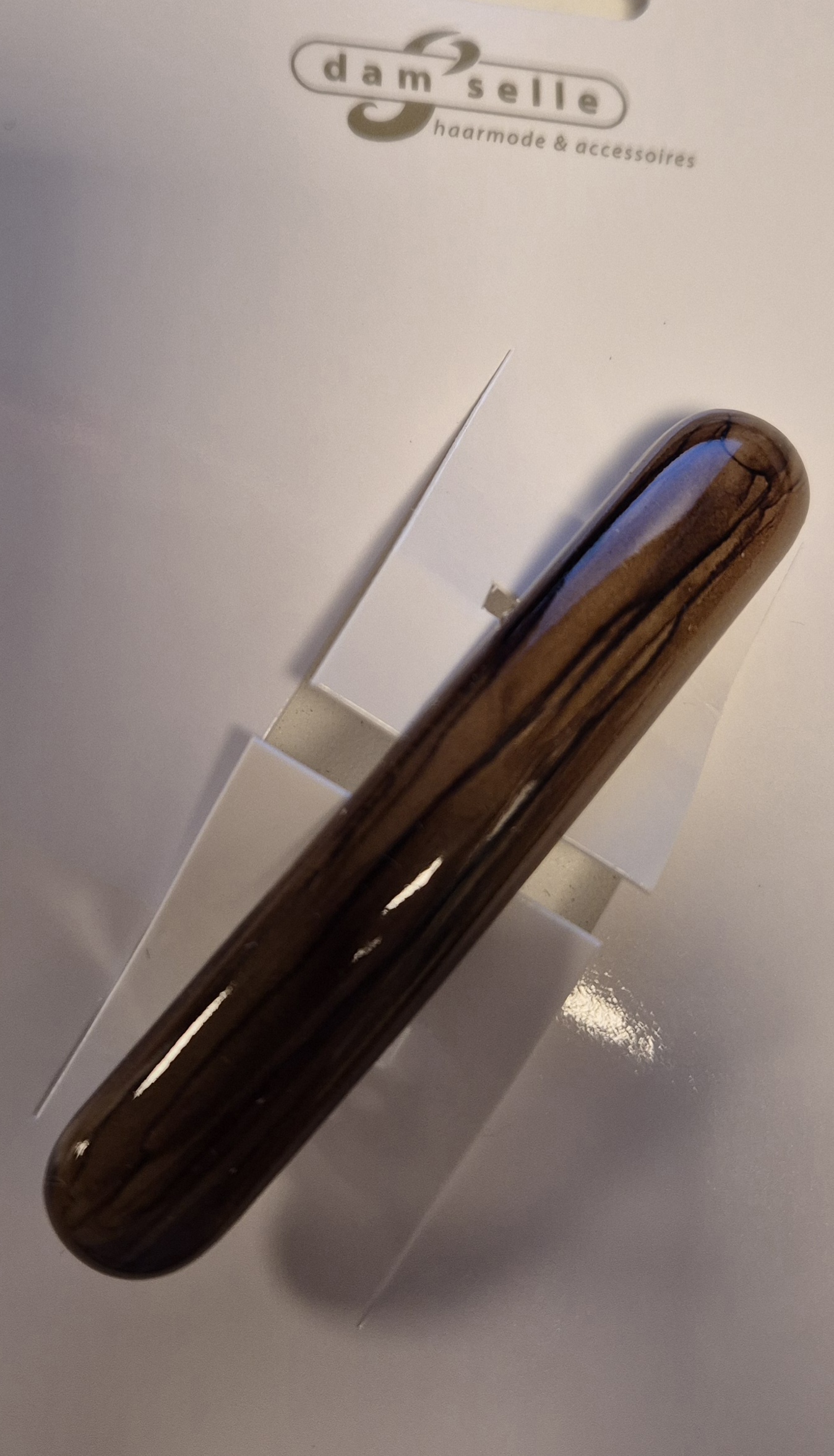 Dam'selle haarspeld Wood art. 45 218 - bruin