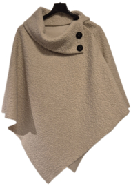 Poncho/cape  art. 4920 - lichtbeige