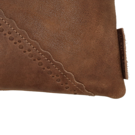 MicMacbags schoudertas Marrakech art. 20673 - cognac/bruin