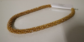 Michelle (hals)ketting art. 11204 - (oker)geel