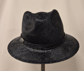 Weba dameshoed Ramie art. 729 - diep donkerblauw