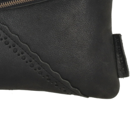 MicMacbags schoudertas Marrakech art. 20673 - zwart
