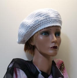 Damesbaret Eva 15 - wit