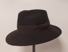 Fiebig Fedora hoed art. 30704 - donkerbruin