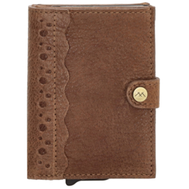 Micmacbags pasjeshouder/safety wallet Marrakech art. 20670 - cognac/bruin