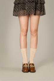 Marcmarcs damessok Fine Cashmere art. 82300 - beige gemêleerd