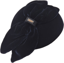 Complit haarbanddop Fluweel art. 25168 - donkerblauw
