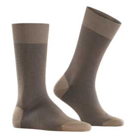 FALKE herensokken Fine Shadow art. 13141 - beige/grijs