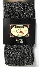 Bonnie Doon kindermaillot Cotton/Lurex art. 25.39.38 - zwart/zilver