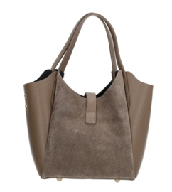 CHarm hand- en schoudertas Vittoria art. L802 - taupe